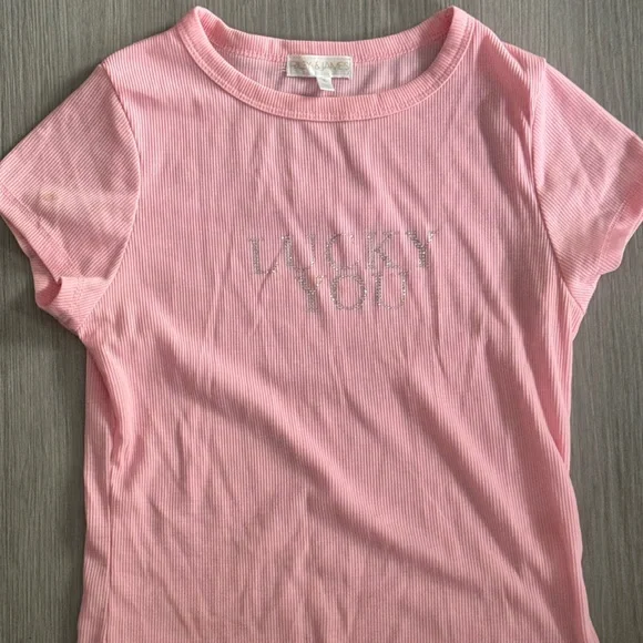 3 Ribbed Rhinestone Baby Tees - Picture 3 of 6